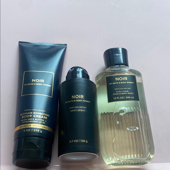 Noir by Bath & Body Works Men's Grooming Set - Black and Gold